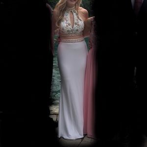 FAVIANA GLAMOUR S7719 two piece prom dress